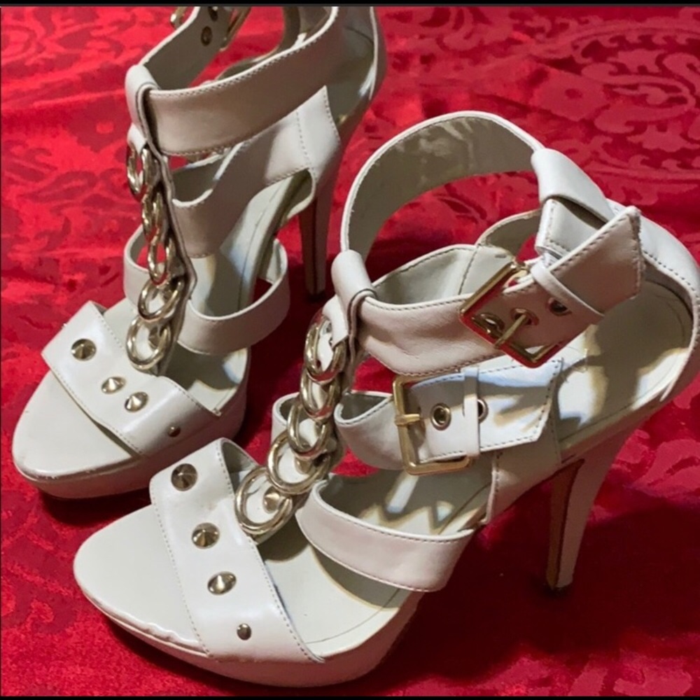 Aldo White Sexy Heels